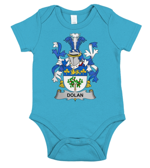 Dolan Family Crest Irish Family Crests II Short Sleeve Baby One-Piece