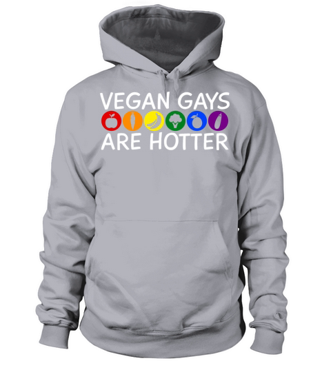 Vegan Gays Are Hotter Gift Women's Hoodie
