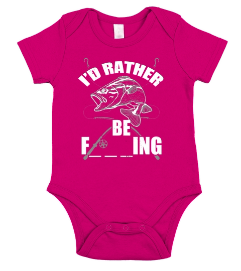 I’d Rather Be Fishing Shirt Short Sleeve Baby One-Piece