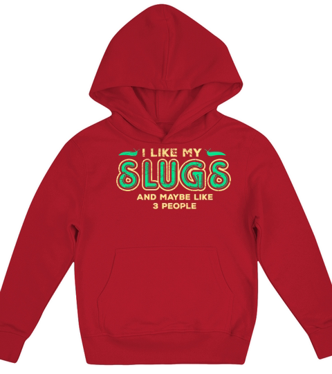 Slug Jogging Slugs Animal Love Kids Hoodie