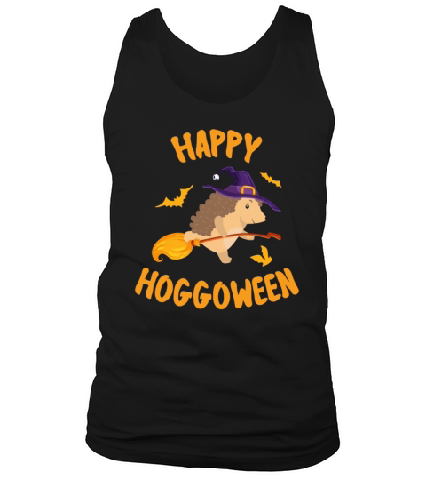 Happy hoggoween funny hedgehog halloween costume Men's Tank Top
