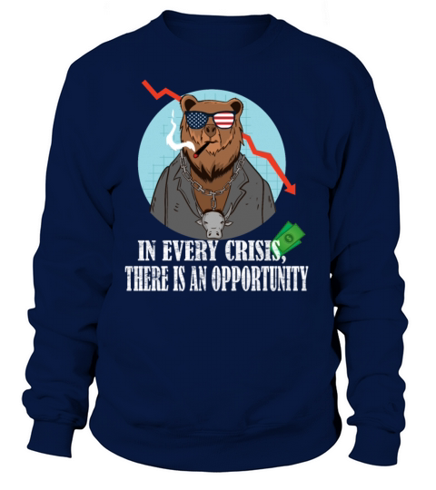 Stock Trading Bear Market Wallstreet Women's Sweatshirt