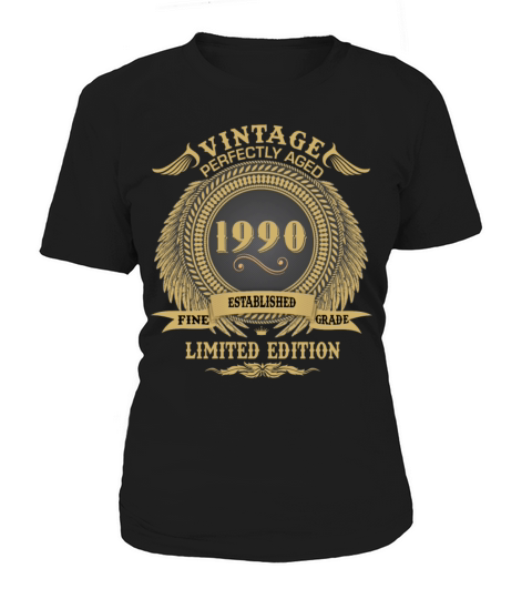 Vintage Perfectly Aged 1990 Limited Edition Women's T-Shirt