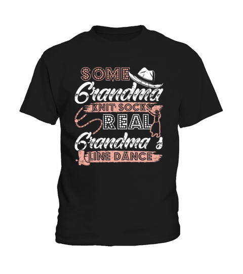 Line Dance Grandma - Funny Line Dancer Kids T-Shirt