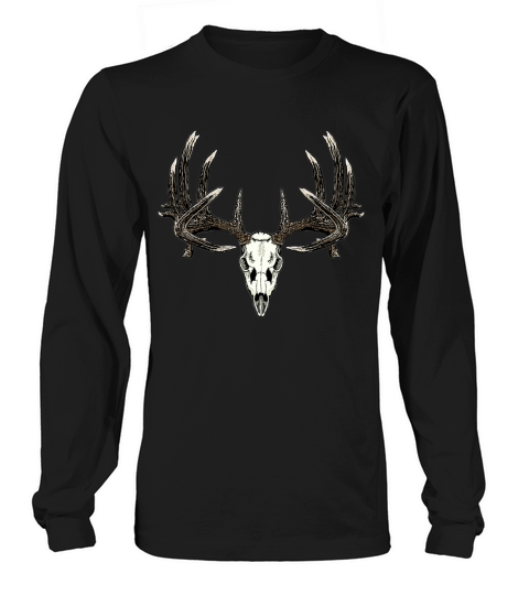 Big whitetail skull Women's Long Sleeve