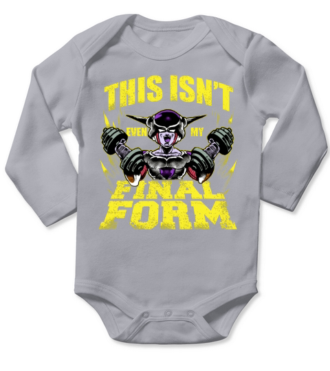 this isnt even my final form 1st ssj saiyan gym workout warrior Long Sleeve Baby One-Piece