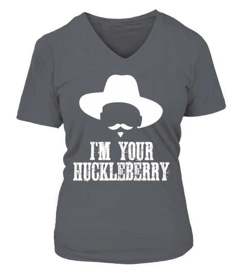 IM Your Huckleberry Vintage Funny Western Quote T Women's V-Neck T-shirt
