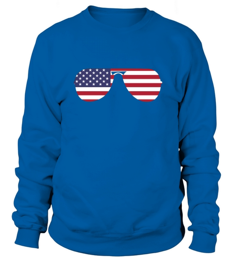 Biden Aviator Sunglasses Patriotic USA Flag Sweatshirt Unisex