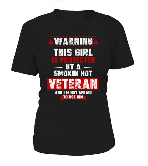 This Girl Is Protected By A Veteran Hoodie Women's T-Shirt