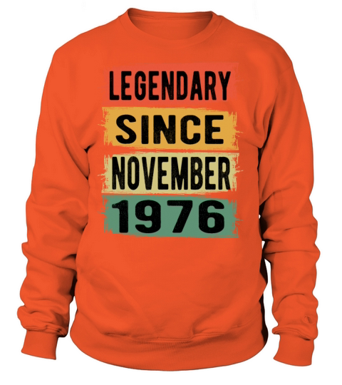 Birthday Gift November 1976 Women's Sweatshirt