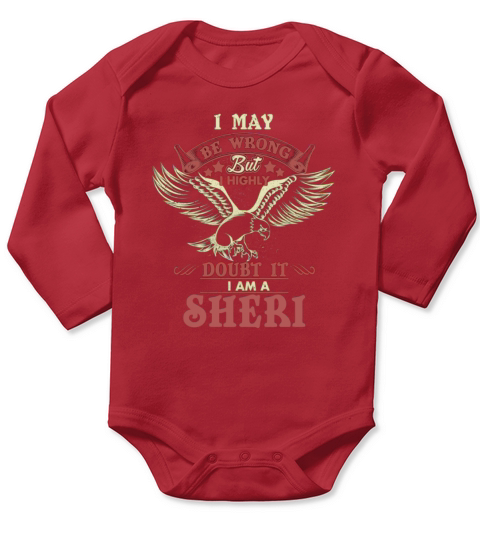 SHERI, SHERI TShirt, SHERI Hoodie Long Sleeve Baby One-Piece