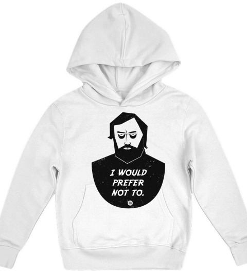 Slavoj Zizek - I would prefer not to Kids Hoodie