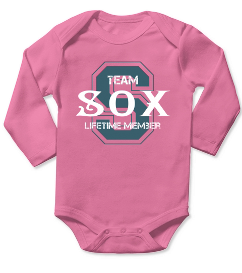 Team Sox Lifetime Member Long Sleeve Baby One-Piece