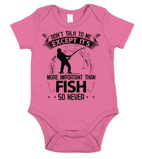 Fisherman Talk Only About Fish Fisher Angler Short Sleeve Baby One-Piece