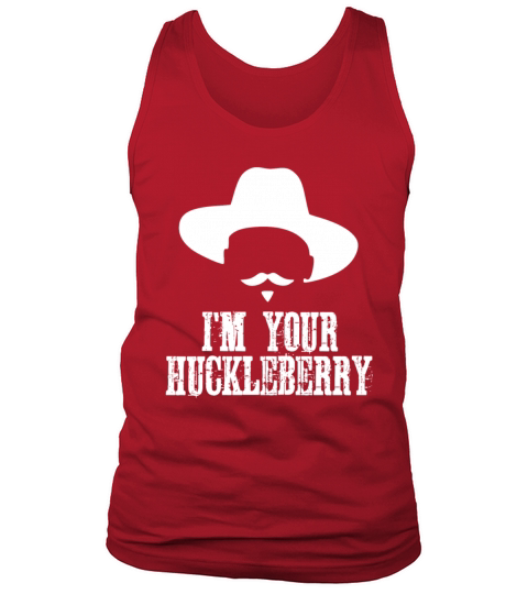 IM Your Huckleberry Vintage Funny Western Quote T Men's Tank Top