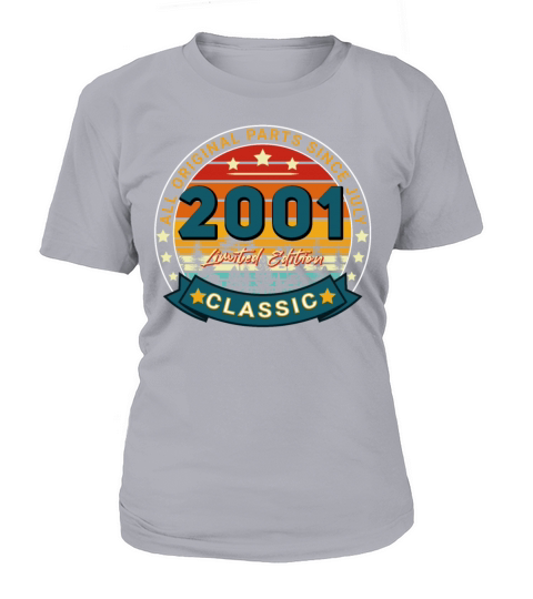 July 2001 Vintage Gift Idea Women's T-Shirt