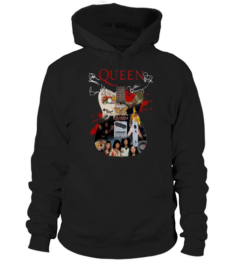 Queen Freddie Mercury guitarist signatures shirt Hoodie Unisex
