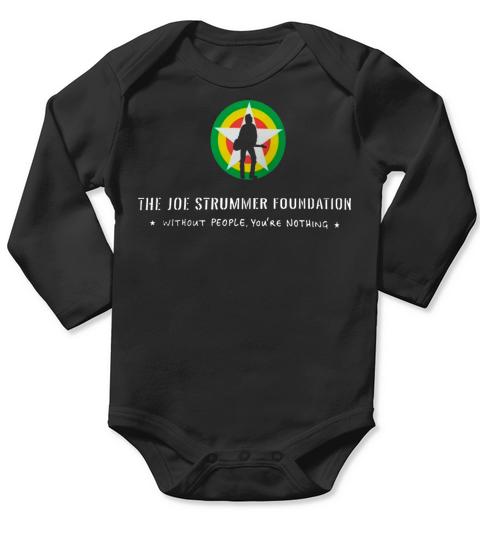 The Clash Joe Strummer Foundation Gift Long Sleeve Baby One-Piece