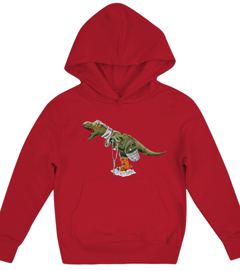 how ridiculous T rex Kids Hoodie