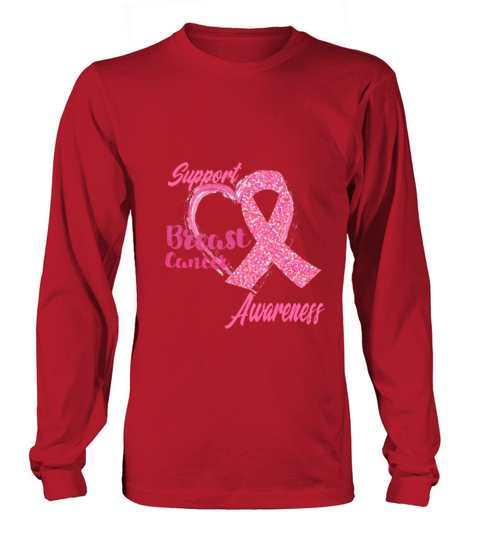 Support breast cancer awareness campaigns Women's Long Sleeve