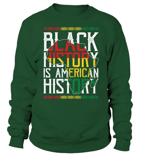 Black History is American History Men's Sweatshirt