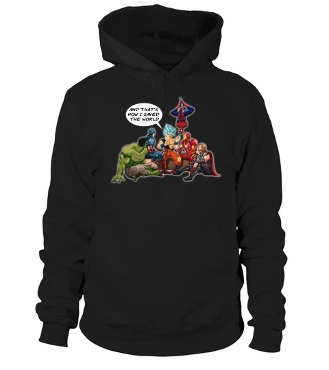 Goku VS Superheroes Hoodie Unisex