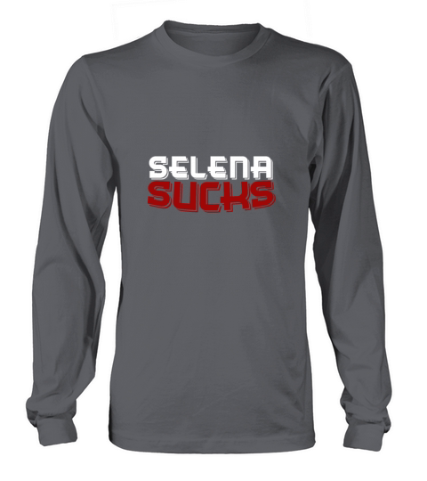 Selena Sucks black shirt Men's Long Sleeve