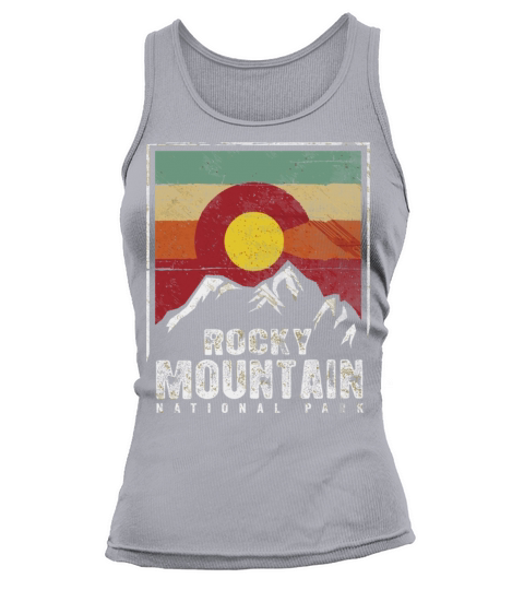Vintage Rocky Mountain National Park Shirt Colorad Women's Tank Top