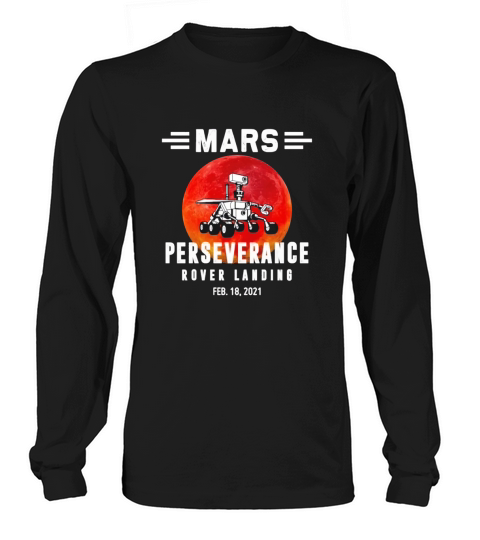 Perseverance Mars Rover Landing 2020 2021 Space Long sleeved Unisex