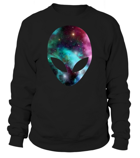 alien head universe space ufo unusual nasa mars Women's Sweatshirt