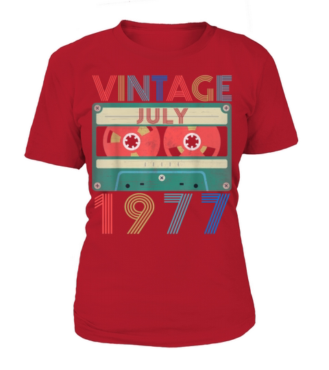 Retro Vintage July 1977 birthday Women's T-Shirt