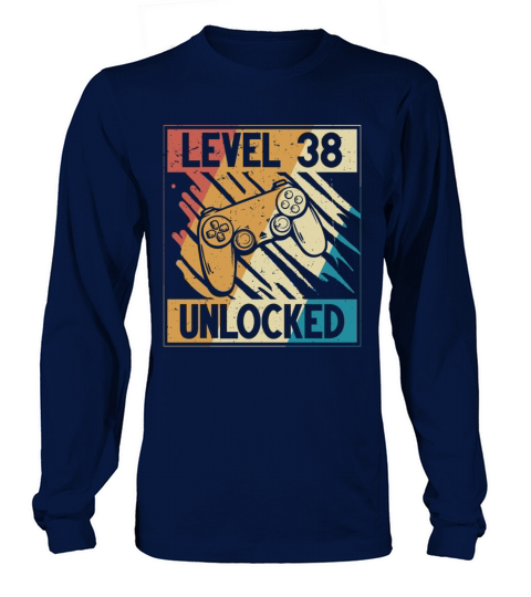 38th Birthday Gamer 38 Years Women's Long Sleeve