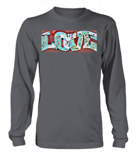 PSYCHEDELIC LOVE Top Tend Retro Women's Long Sleeve