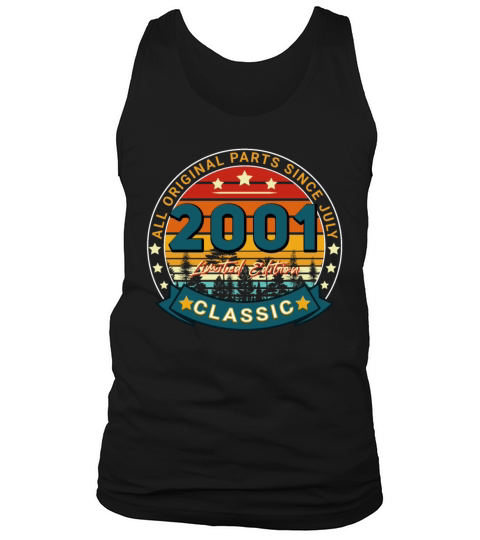 July 2001 Vintage Gift Idea Men's Tank Top