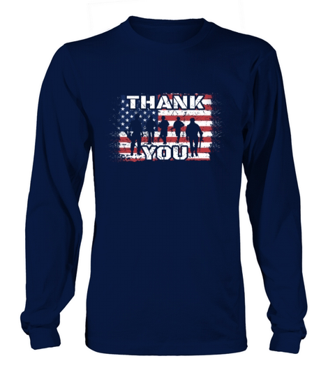 Patriotic Thank You American Patriot Day Gift Men's Long Sleeve