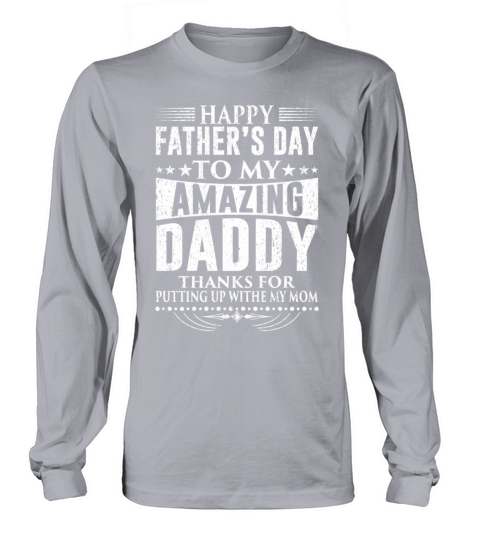 Happy Fathers Day Men's Long Sleeve