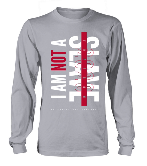 I am not a slave by Art8ns Men's Long Sleeve
