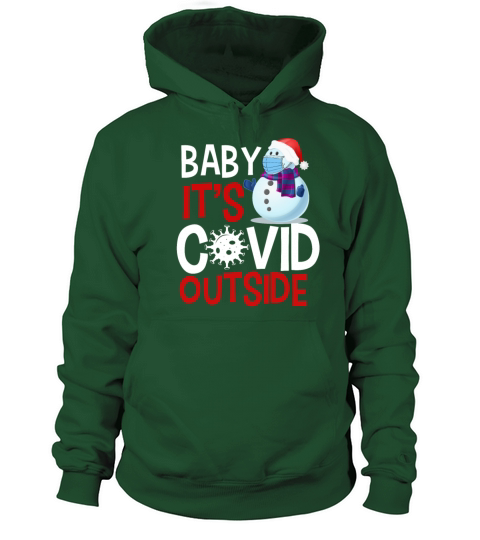 Baby Its Covid Outside Christmas shirt Men's Hoodie