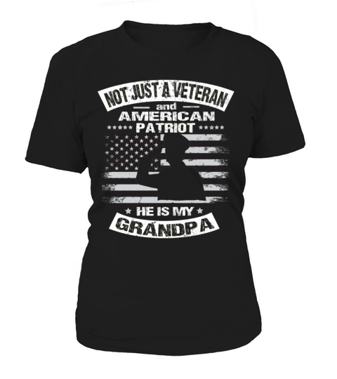 American Patriot Soldier Dad Grandpa Veterans Day Women's T-Shirt