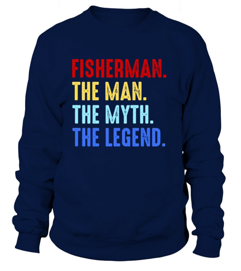 Fishing Man Myth Legend Fisher Angler Angling Gift Women's Sweatshirt