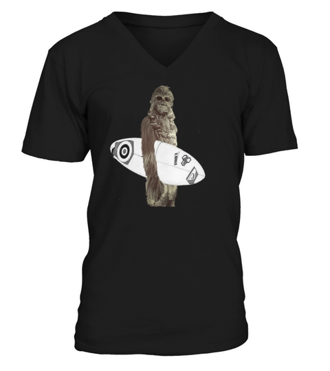 Wookie Surf Men's V-Neck T-shirt