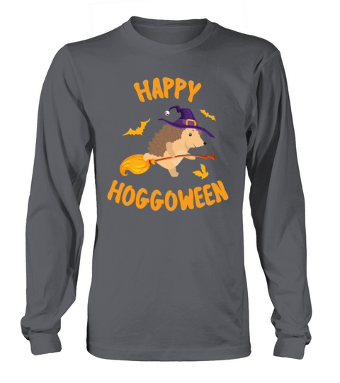 Happy hoggoween funny hedgehog halloween costume Men's Long Sleeve