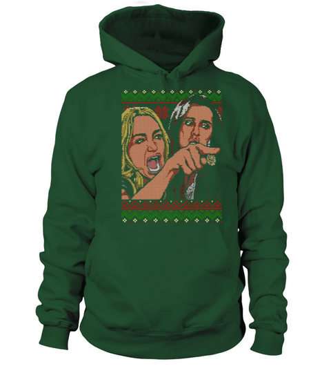 Woman Yelling at Cat meme 2 - Ugly Sweater Women's Hoodie