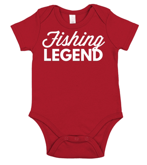 Fishing Legend Short Sleeve Baby One-Piece