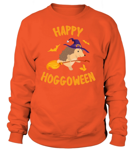 Happy hoggoween funny hedgehog halloween costume Women's Sweatshirt