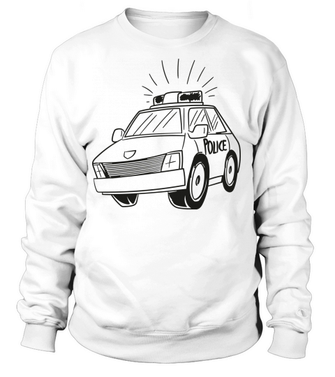 Police Car Women's Sweatshirt
