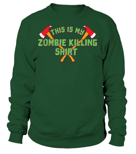Zombie - This is my zombie killing shirt Halloween Women's Sweatshirt
