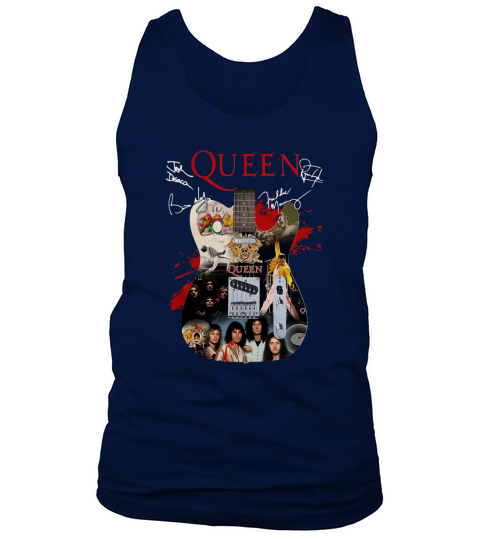 Queen Freddie Mercury guitarist signatures shirt Tank Top Unisex