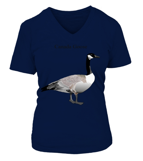 Canada Goose T-shirt Waterfowl Lover V-neck T-Shirt Woman