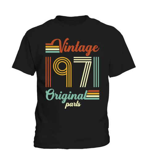 Vintage 1971 Original Kids T-Shirt